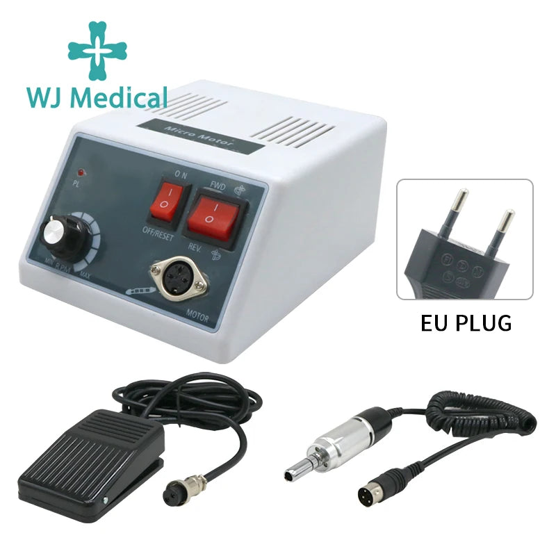 35000 RPM Polishing Machine E-Type Micromotor 18/102/204 Handle For Denture Polish Equipment Dental Handle Grinder Manicure Tool