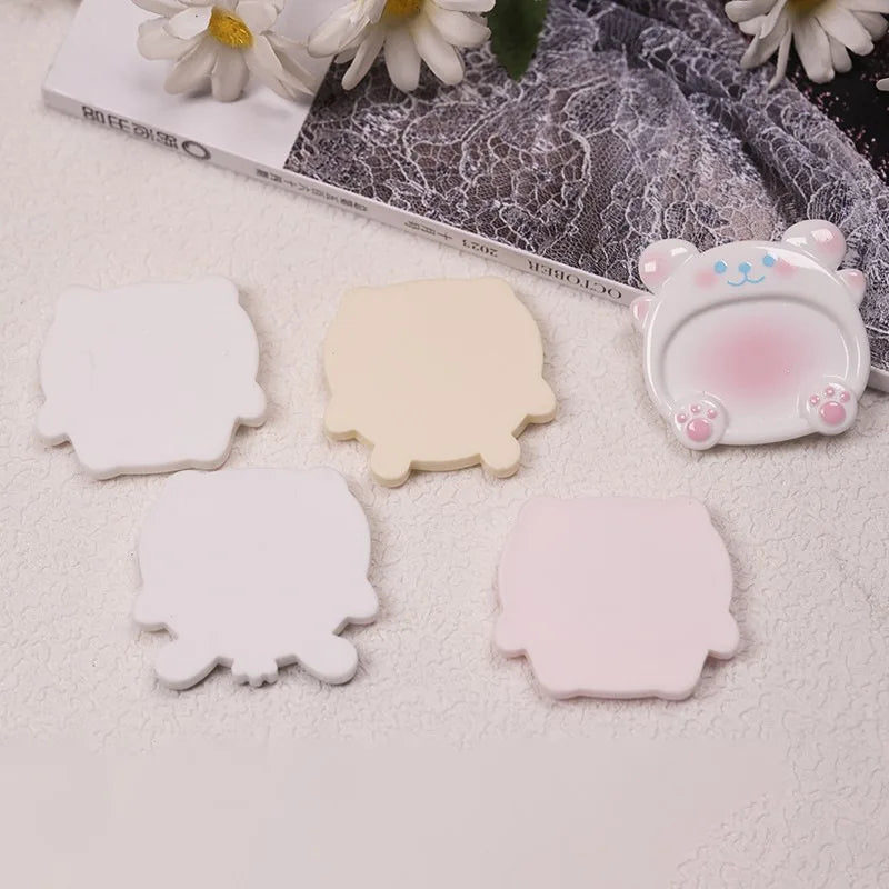 Cartoon Pig Color Palette Nail Art Mixing Color Drawing 1pcs Pallet Gel Polish Nail Painting Board Color Palette Manicure Tools